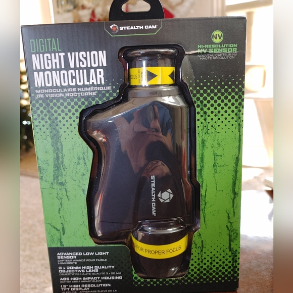 STEALTH DIGITAL NIGHT VISION MONOCULAR, LONG RANGE IMAGING 9X ZOOM DEER HUNTING - Picture 1 of 11